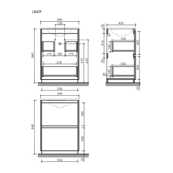 Тумба напольная с раковиной Sancos Libra Floor 60 см LB60FEG, дуб галифакс натуральный (раковина Element CN7001MB) - фото, картинка 11 Тумба напольная с раковиной Sancos Libra Floor 60 см LB60FEG, дуб галифакс натуральный (раковина Element CN7001MB) - фото 11
