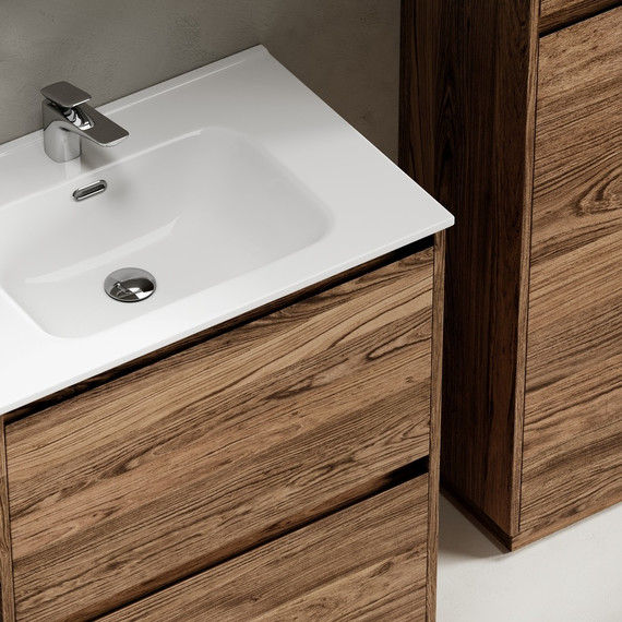 Тумба напольная с раковиной-столешницей Sancos Libra Floor 70 см LB70FECH, дуб чарльстон (раковина Element CN7007) - фото, картинка 7 Тумба напольная с раковиной-столешницей Sancos Libra Floor 70 см LB70FECH, дуб чарльстон (раковина Element CN7007) - фото 7