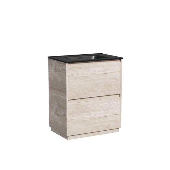 Тумба напольная с раковиной-столешницей Sancos Libra Floor 70 см LB70FEG, дуб галифакс натуральный (раковина Element CN7007MB) - фото, картинка 2 Тумба напольная с раковиной-столешницей Sancos Libra Floor 70 см LB70FEG, дуб галифакс натуральный (раковина Element CN7007MB) - фото 2
