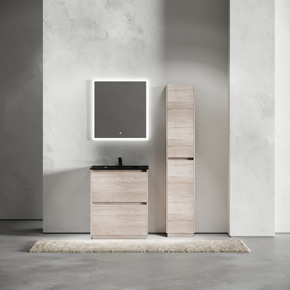 Тумба напольная с раковиной-столешницей Sancos Libra Floor 70 см LB70FEG, дуб галифакс натуральный (раковина Element CN7007MB) - фото, картинка 10 Тумба напольная с раковиной-столешницей Sancos Libra Floor 70 см LB70FEG, дуб галифакс натуральный (раковина Element CN7007MB) - фото 10