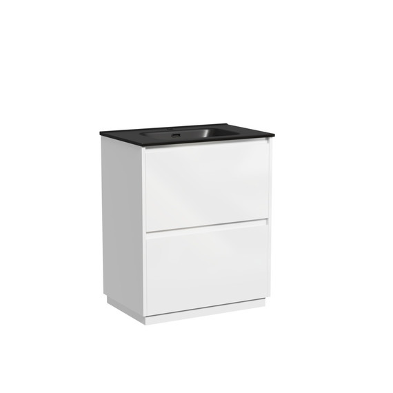 Тумба напольная с раковиной-столешницей Sancos Libra Floor 70 см LB70FW (раковина Element CN7007MB) - фото, картинка 2 Тумба напольная с раковиной-столешницей Sancos Libra Floor 70 см LB70FW (раковина Element CN7007MB) - фото 2