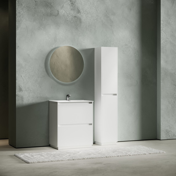 Тумба напольная с раковиной-столешницей Sancos Libra Floor 70 см LB70FW (раковина Element CN7007) - фото, картинка 7 Тумба напольная с раковиной-столешницей Sancos Libra Floor 70 см LB70FW (раковина Element CN7007) - фото 7