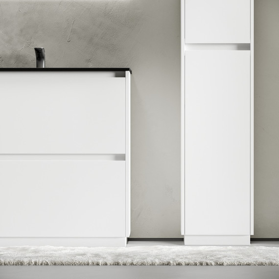 Тумба напольная с раковиной-столешницей Sancos Libra Floor 90 см LB90FW (раковина Element CN7002MB) - фото 5