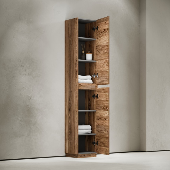 Пенал напольный Sancos Libra Floor 35 см PLB35FECH, дуб чарльстон - фото 12