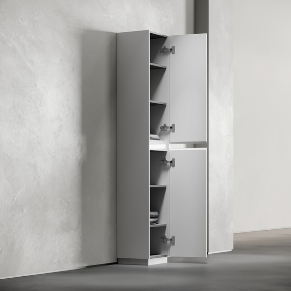 Пенал напольный Sancos Libra Floor 35 см PLB35FW, белый глянец - фото 9