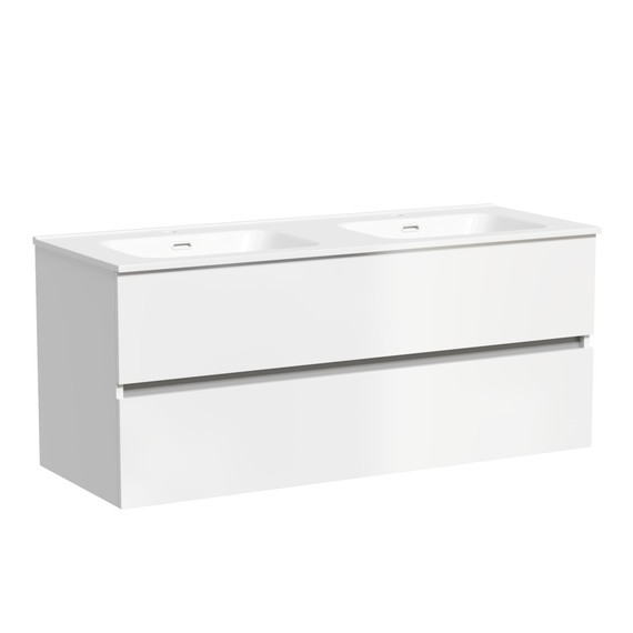 Тумба подвесная с раковиной Sancos Urban 120 см UR120-2W (раковина Element CN7004) - фото 2