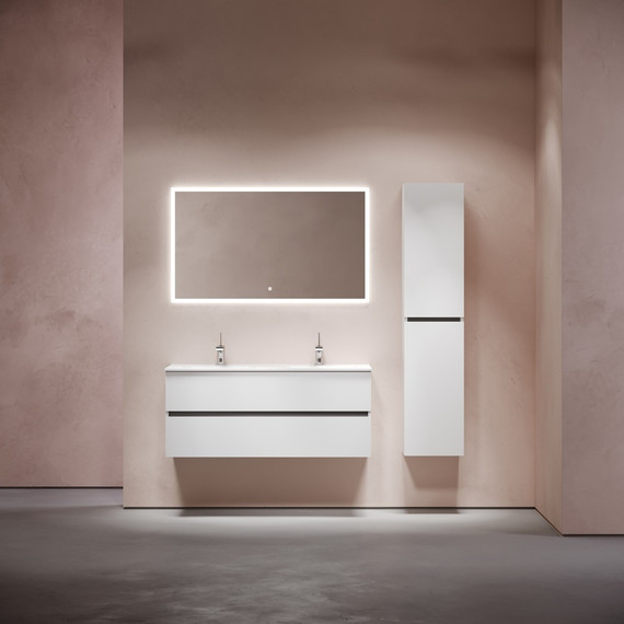 Тумба подвесная с раковиной Sancos Urban 120 см UR120-2W (раковина Element CN7004) - фото 10