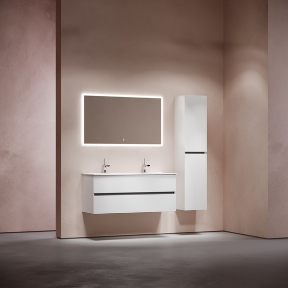 Тумба подвесная с раковиной Sancos Urban 120 см UR120-2W (раковина Element CN7004) - фото 9