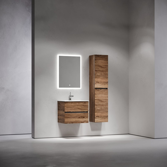 Тумба подвесная с раковиной Sancos Urban 60 см UR60ECH, дуб чарльстон (раковина Element CN7001) - фото, картинка 7 Тумба подвесная с раковиной Sancos Urban 60 см UR60ECH, дуб чарльстон (раковина Element CN7001) - фото 7