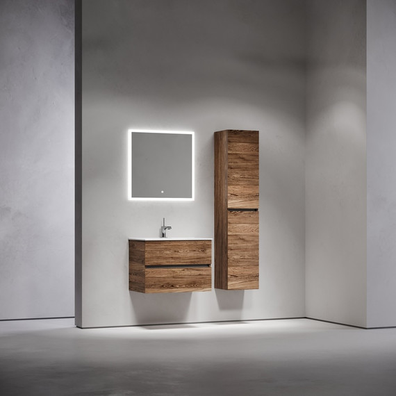 Тумба подвесная с раковиной-столешницей Sancos Urban 70 см UR70ECH, дуб чарльстон (раковина Element CN7007) - фото, картинка 7 Тумба подвесная с раковиной-столешницей Sancos Urban 70 см UR70ECH, дуб чарльстон (раковина Element CN7007) - фото 7