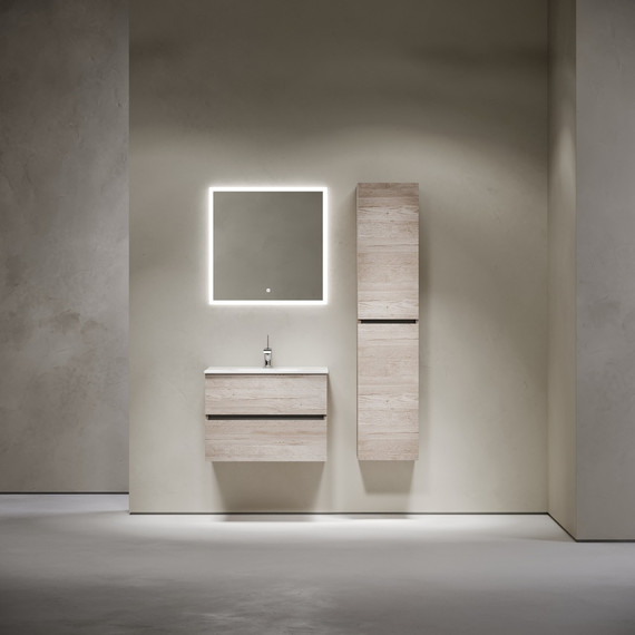 Тумба подвесная с раковиной-столешницей Sancos Urban 70 см UR70EG, дуб галифакс натуральный (раковина Element CN7007) - фото, картинка 9 Тумба подвесная с раковиной-столешницей Sancos Urban 70 см UR70EG, дуб галифакс натуральный (раковина Element CN7007) - фото 9