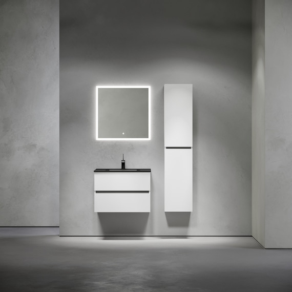 Тумба подвесная с раковиной-столешницей Sancos Urban 70 см UR70W (раковина Element CN7007MB) - фото, картинка 9 Тумба подвесная с раковиной-столешницей Sancos Urban 70 см UR70W (раковина Element CN7007MB) - фото 9