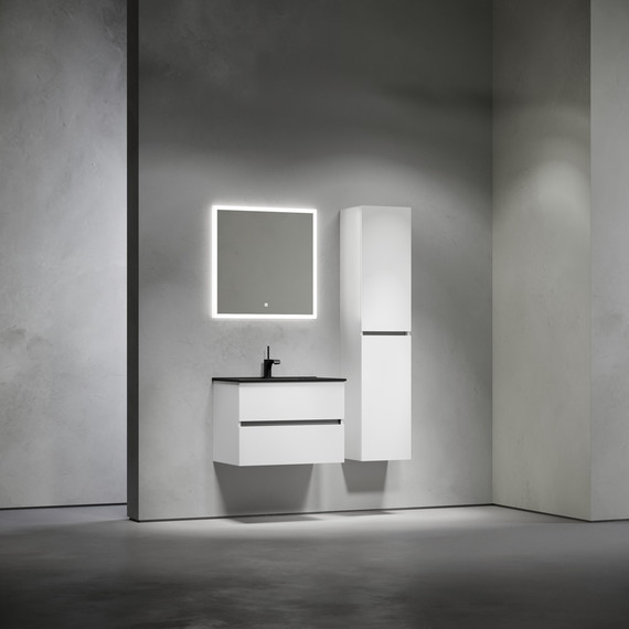 Тумба подвесная с раковиной-столешницей Sancos Urban 70 см UR70W (раковина Element CN7007MB) - фото, картинка 10 Тумба подвесная с раковиной-столешницей Sancos Urban 70 см UR70W (раковина Element CN7007MB) - фото 10