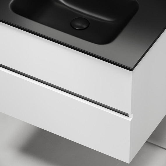 Тумба подвесная с раковиной-столешницей Sancos Urban 70 см UR70W (раковина Element CN7007MB) - фото, картинка 8 Тумба подвесная с раковиной-столешницей Sancos Urban 70 см UR70W (раковина Element CN7007MB) - фото 8