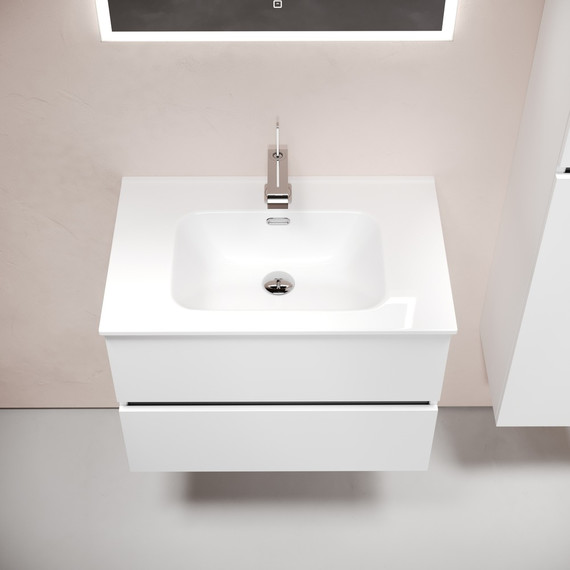 Тумба подвесная с раковиной-столешницей Sancos Urban 70 см UR70W (раковина Element CN7007) - фото, картинка 5 Тумба подвесная с раковиной-столешницей Sancos Urban 70 см UR70W (раковина Element CN7007) - фото 5