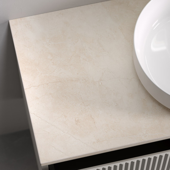 Тумба подвесная с раковиной Sancos Snob T 100 см SNT100CE, Beige Soft (раковина Element CN6032, столешница TT100A2X) - фото 6