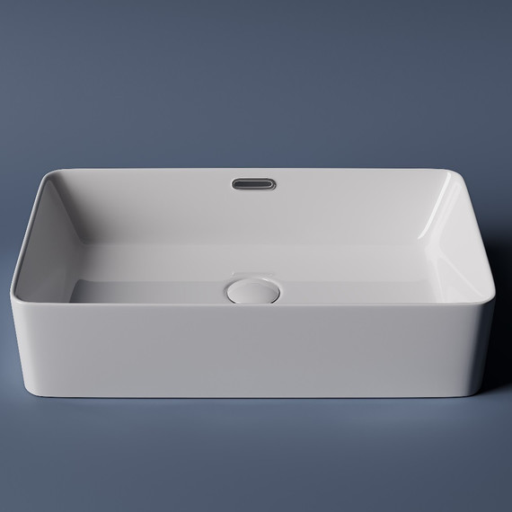 Тумба подвесная с раковиной Sancos Snob T 100 см SNT100W, Bianco (раковина Element CN5025, столешница TT100A1) - фото 8