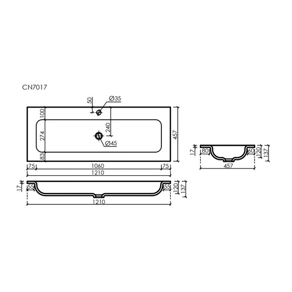 Тумба подвесная с раковиной Sancos Snob T 120 см SNT120CE, Beige Soft - фото 9