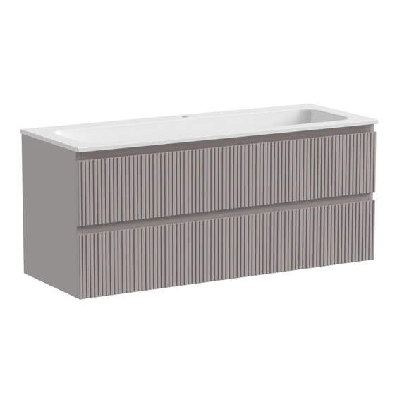 Тумба подвесная с раковиной Sancos Snob T 120 см SNT120SM, Doha Soft - фото 