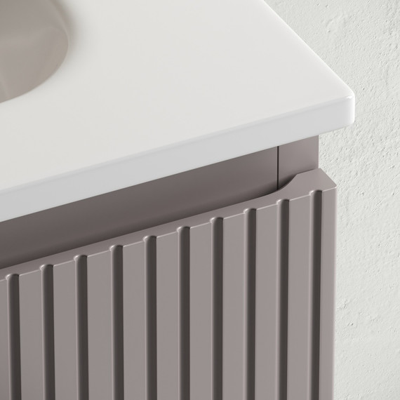 Тумба подвесная с раковиной Sancos Snob T 120 см SNT120SM, Doha Soft - фото 3