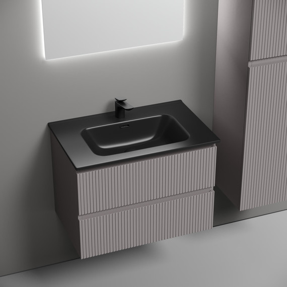 Тумба подвесная с раковиной-столешницей Sancos Snob T 70 см SNT70SM, Doha Soft (раковина Element CN7007MB) - фото, картинка 4 Тумба подвесная с раковиной-столешницей Sancos Snob T 70 см SNT70SM, Doha Soft (раковина Element CN7007MB) - фото 4