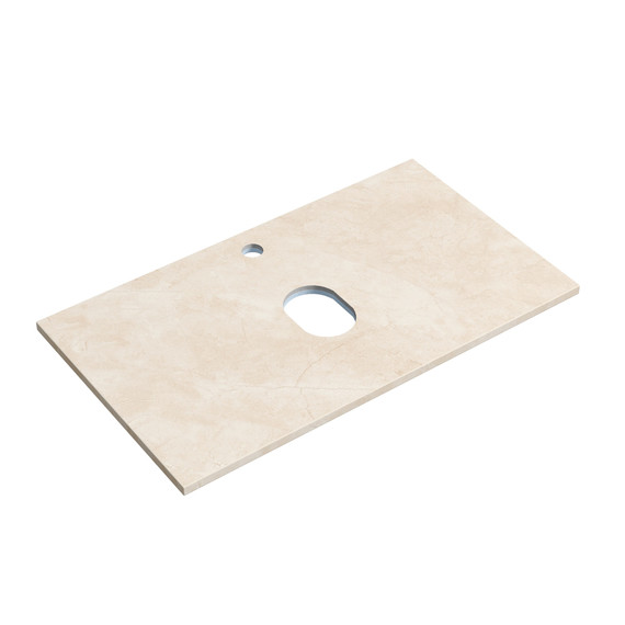 Тумба подвесная с раковиной Sancos Snob T 80 см SNT80CE, Beige Soft (раковина Element CN6032, столешница TT80A2X) - фото 3