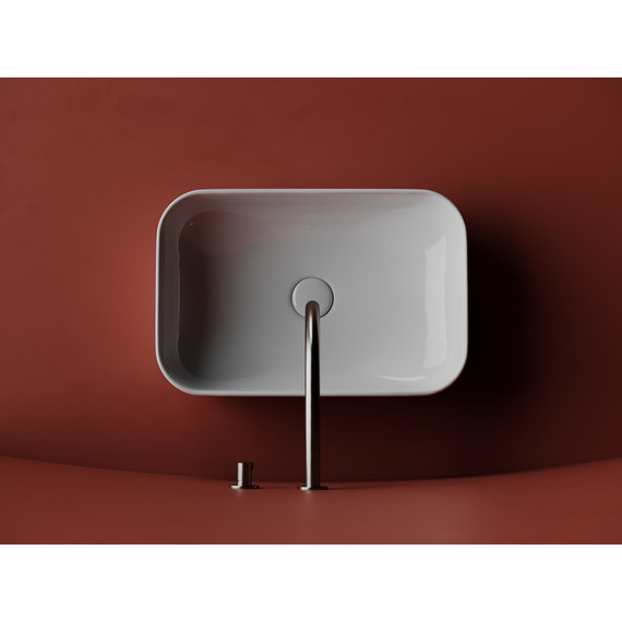 Тумба подвесная с раковиной Sancos Snob T 160 см SNT80SM, Doha Soft (раковины Element CN5043, столешница TT160A2X) - фото 7