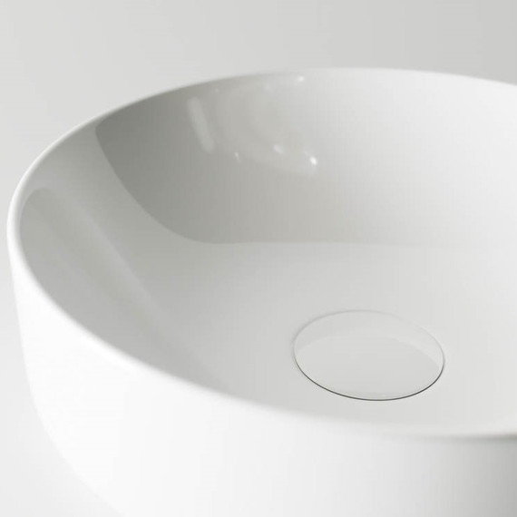 Тумба подвесная с раковиной Sancos Snob T 80 см SNT80W, Bianco (раковина Element CN6005, столешница TT80A2X) - фото 6