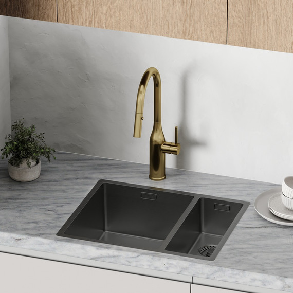 Смеситель для кухни Sancos Grand SC4002BG, брашированное золото - фото 5