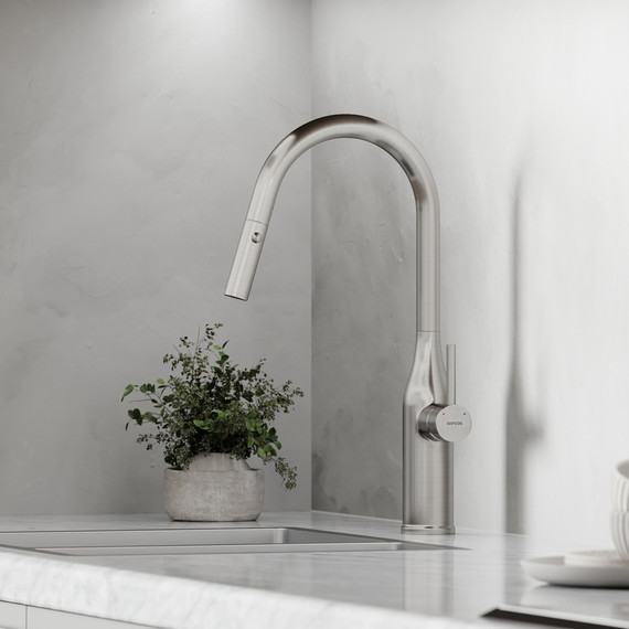 Смеситель для кухни Sancos Grand SC4002BNG, нержавеющая сталь - фото 5