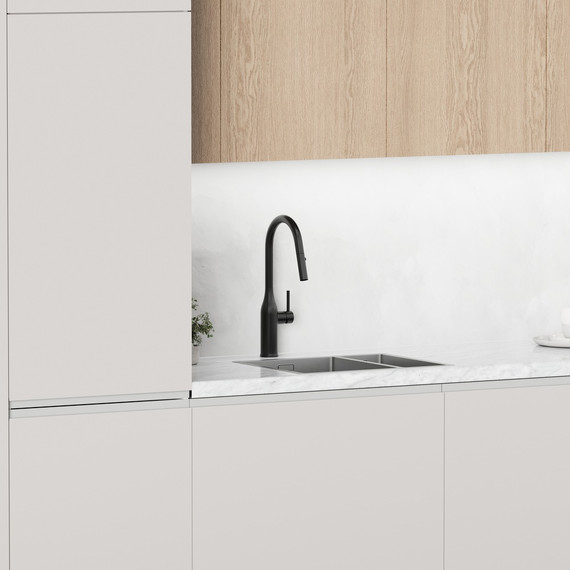 Смеситель для кухни Sancos Grand SC4002MB, чёрный матовый - фото 2