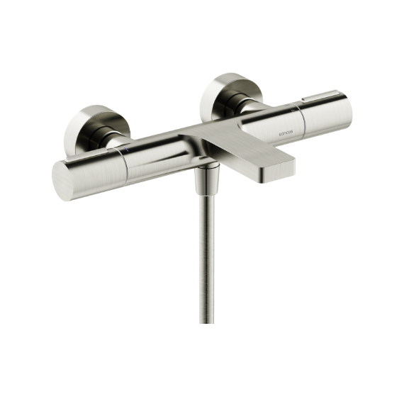 Смеситель для ванны с термостатом Sancos Etna SC9006BN, брашированный никель - фото 