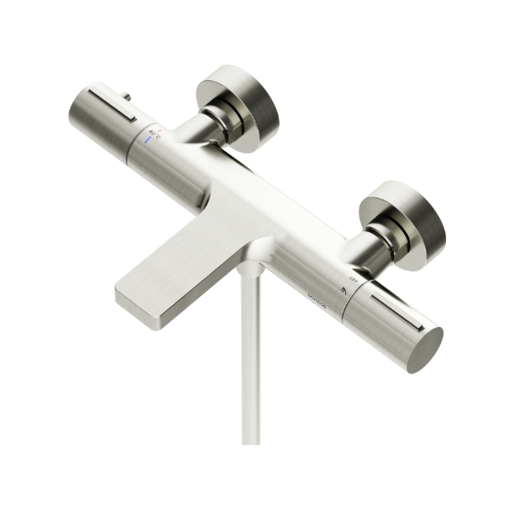 Смеситель для ванны с термостатом Sancos Etna SC9006BN, брашированный никель - фото 2