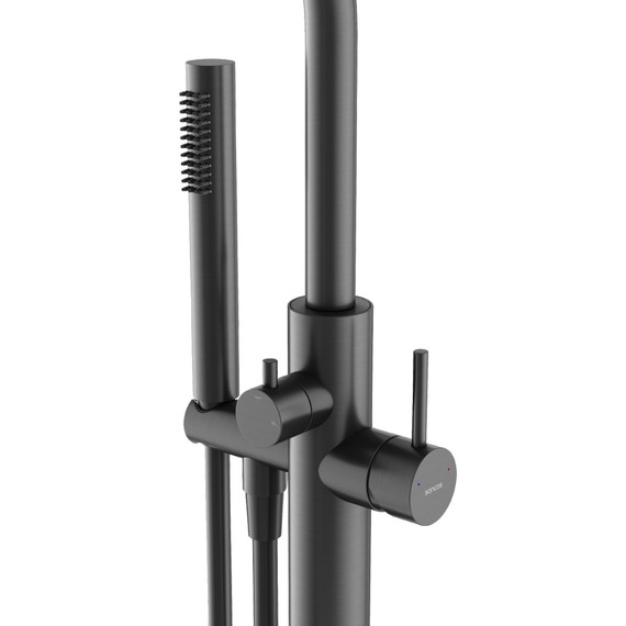 Смеситель для ванны Sancos Etna SC9009GG, вороненая сталь - фото 2