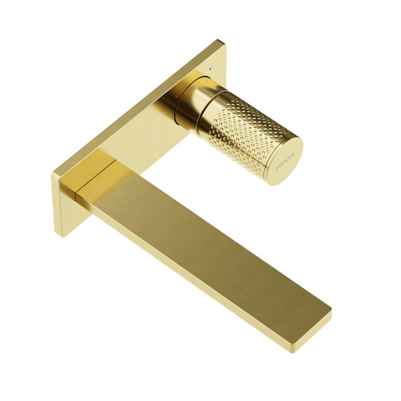 Смеситель для раковины настенный Sancos Nexus SC9013BG, брашированное золото (со скрытой частью) - фото 2