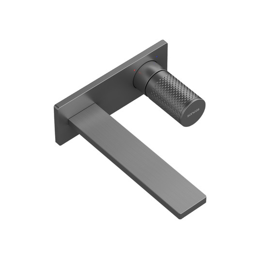 Смеситель для раковины настенный Sancos Nexus SC9013GG, вороненая сталь (со скрытой частью) - фото 2