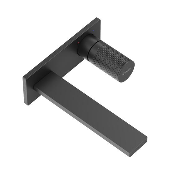 Смеситель для раковины настенный Sancos Nexus SC9013MB, чёрный матовый (со скрытой частью) - фото 2