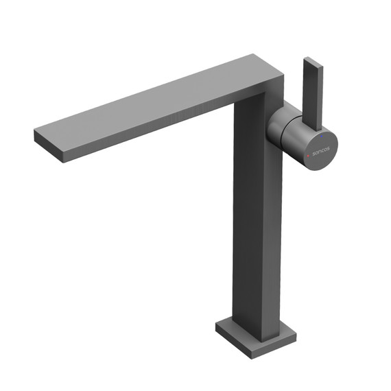 Смеситель для раковины высокий Sancos Linn SC9020GG, вороненая сталь - фото 2