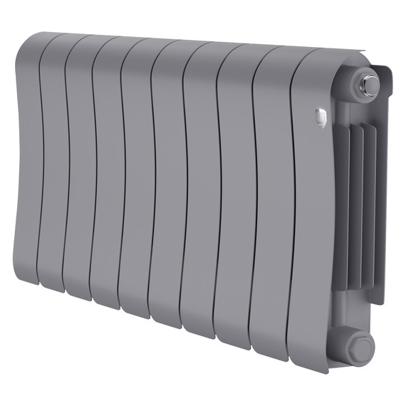 Радиатор Royal Thermo Infinity 300 Silver Satin 800x370 мм (10 секций) - фото 