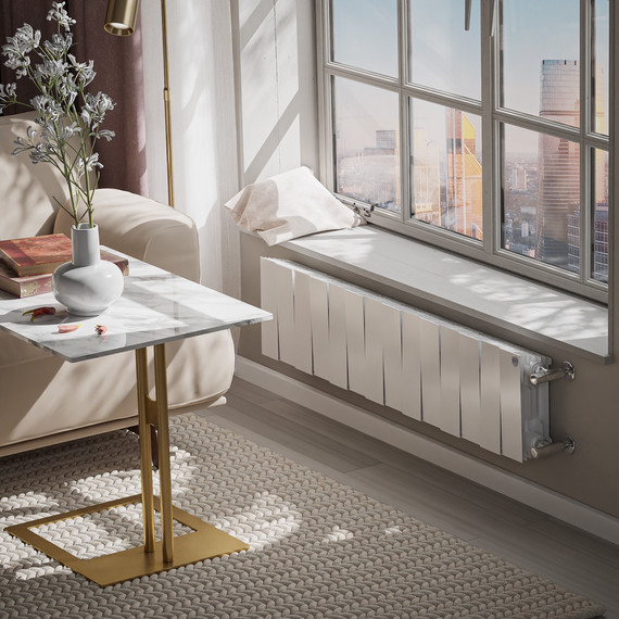 Радиатор Royal Thermo PianoForte 200 1120x280 мм (14 секций) белый - фото 6