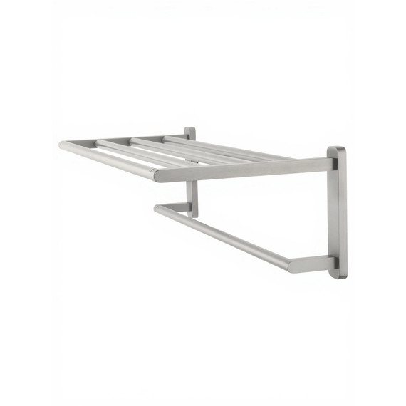 Полка для полотенец Wonzon & Woghand Graffity WW-9381-BN, цвет никель брашированный - фото 3