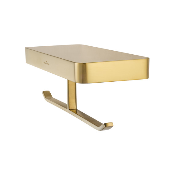 Держатель для туалетной бумаги Wonzon & Woghand Lotte WW-8356-BG, цвет золото брашированное - фото 3