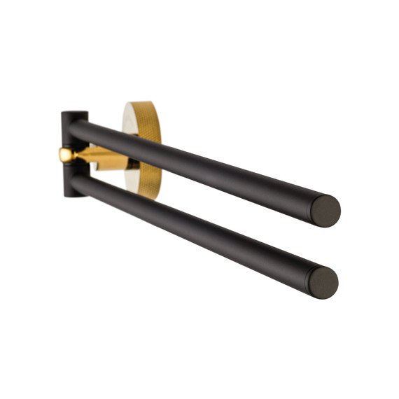 Держатель для полотенца Wonzon & Woghand Majestic WW-9231, цвет чёрный - фото 3