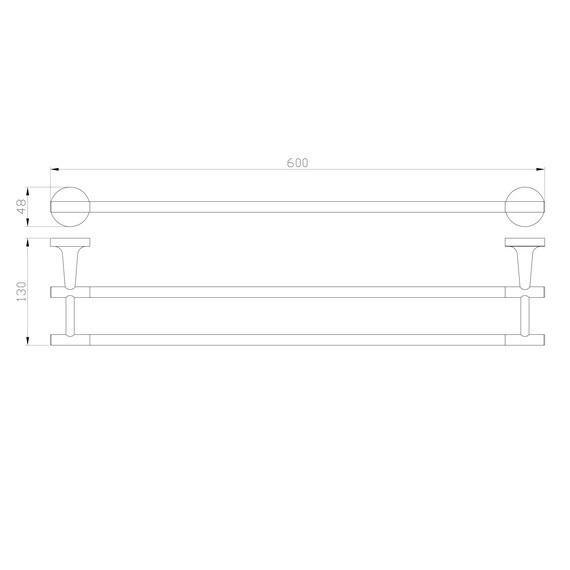 Полотенцедержатель Wonzon & Woghand Simple WW-6511 - фото 2