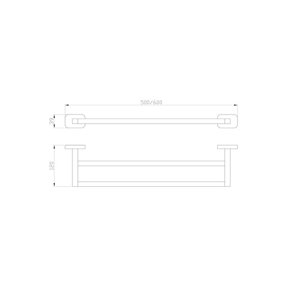 Полотенцедержатель Wonzon & Woghand Graffity WW-9311, цвет тёмный графит брашированный - фото 4