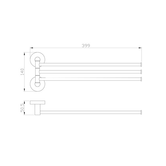 Держатель для полотенца Wonzon & Woghand Easy WW-8141 - фото 3