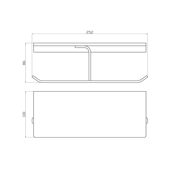 Держатель для туалетной бумаги Wonzon & Woghand Eclipse WW-9156-BGM, цвет тёмный графит брашированный - фото 2
