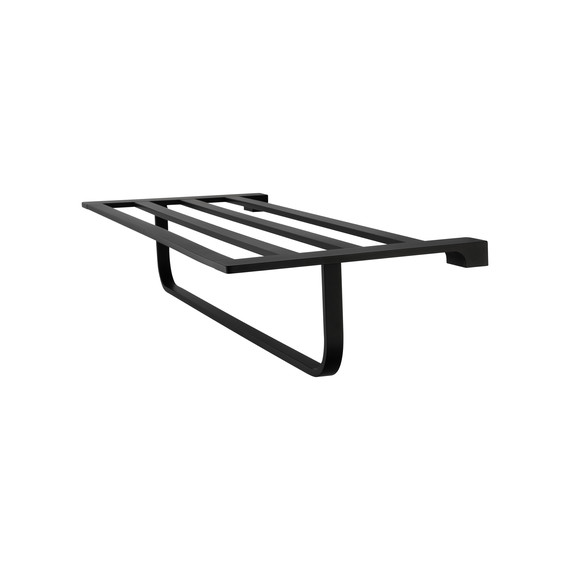 Полка для полотенец Wonzon & Woghand Eclipse WW-9181-BL, цвет чёрный глянцевый - фото 3