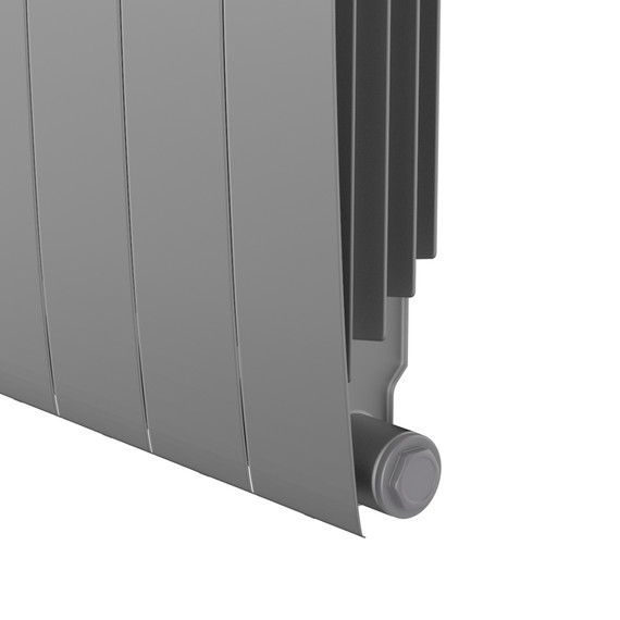 Радиатор Royal Thermo BiLiner 350 Silver Satin VR80 640x431 мм (8 секций) - фото 5