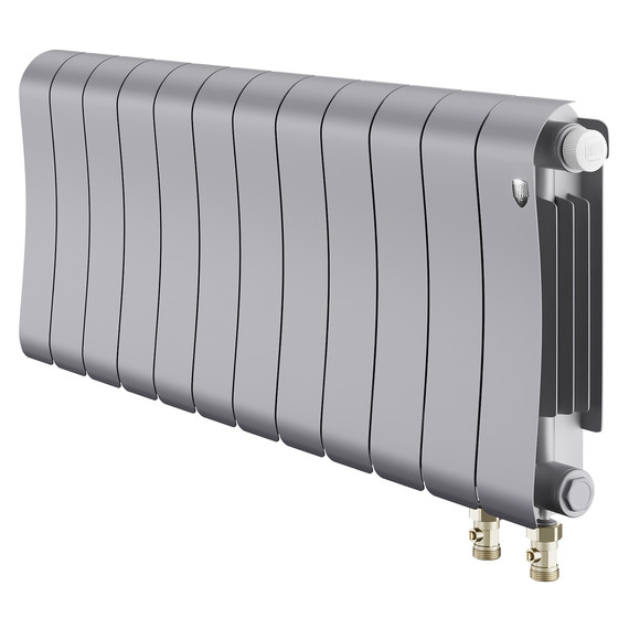 Радиатор Royal Thermo Infinity 300 Silver Satin VR80 960x370 мм (12 секций) - фото 